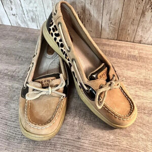 Leopard Sperry Topsiders